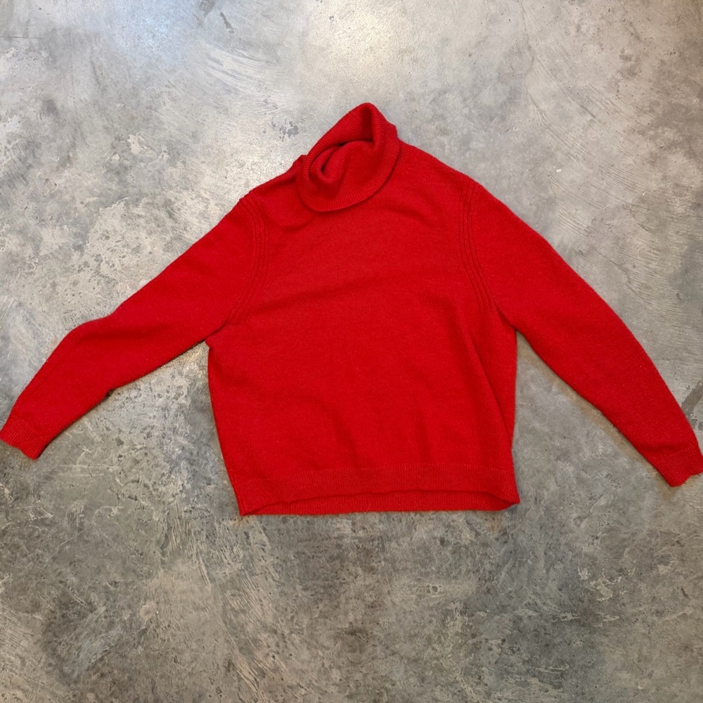 a new day Bright Red Turtleneck Sweater